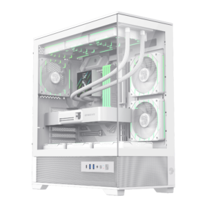 Gamemax WISTA 2 AB ATX Gaming Case – White