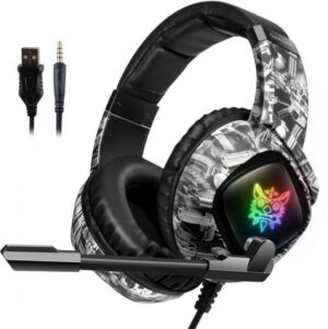 ONIKUMA K19 ONIKUMA K19 Camouflage Color Game headset with Mic and LED light for computer , Mobile and PS4