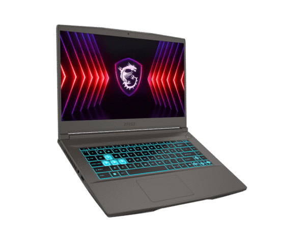 MSI Cyborg 15 A13VF ( Core i7-13620H-16GB Ram DDR5-5200- 512G NVMe-VGA Nvidia 8G RTX 4060-15.6 FHD 144Hz- Translucent Black )2 Year Warranty