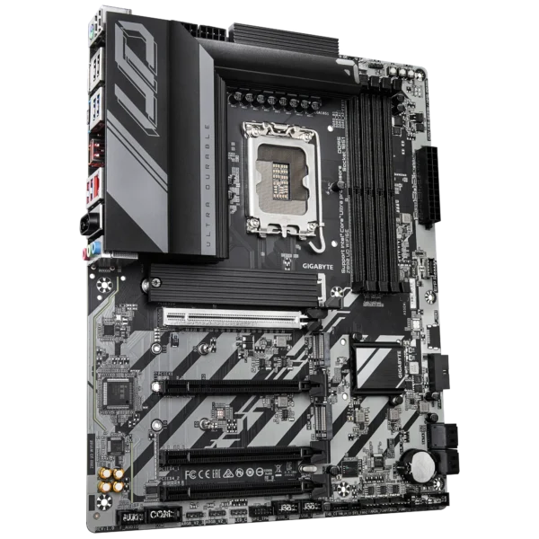 GIGABYTE Z890 UD WIFI6E Intel Core Ultra (Series 2) LGA 1851 Motherboard, ATX, DDR5, 3X M.2, PCIe 5.0, Front USB Type-C, WIFI6E, 2.5GbE LAN, EZ-Latch