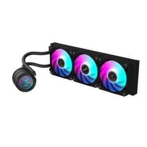 GIGABYTE CPU Cooler Fan AORUS WATERFORCE II 360,powerful liquid cooling, bold RGB lighting, and premium design made for next-level performance