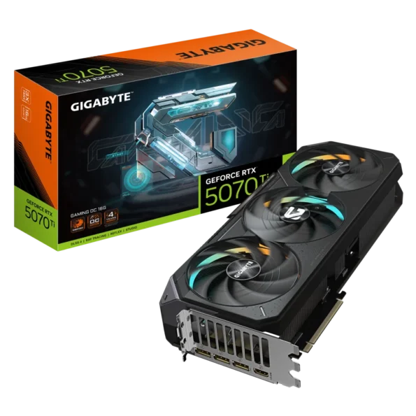 Gigabyte GeForce RTX 5070 Ti GAMING OC 16G Nvidia GDDR7, 256-bit