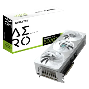 Gigabyte GeForce RTX 5070 Ti AERO OC 16G Nvidia GDDR7, 256-bit