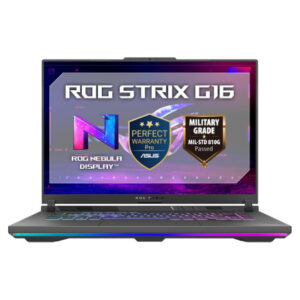 ASUS ROG Strix G16 G614PH-RV161W ASUS ROG Strix G16 G614PH-RV161W ( AMD Ryzen 9 8940HX-16GB DDR5-5200-1TB NVMe- VGA Nvidia 8G RTX 5050-16' FHD WUXGA 165Hz- Win 11-Eclipse Gray ) ROG backpack